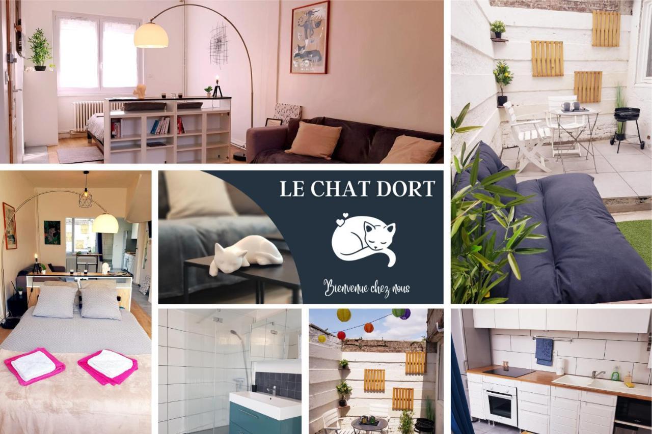 Le Chat D'Or - 35M2 - Terrasse - Bbq - Wifi Hd Amiens Bagian luar foto